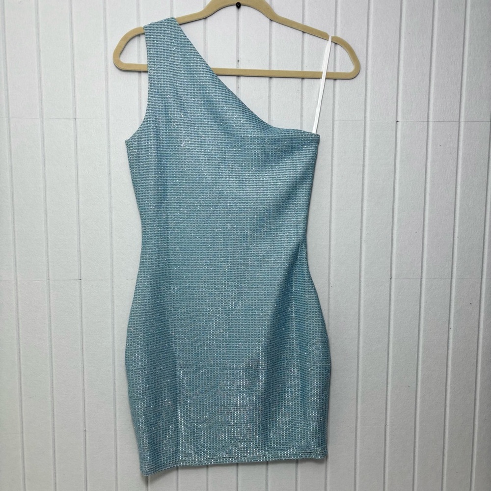 SuperDown Tiffany Mini Dress in‎ Light Blue Size S - Picture 5 of 12